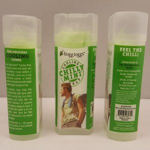 CHILLY MINI Cooling Wrap 3 Count Hi Vis Lime Green